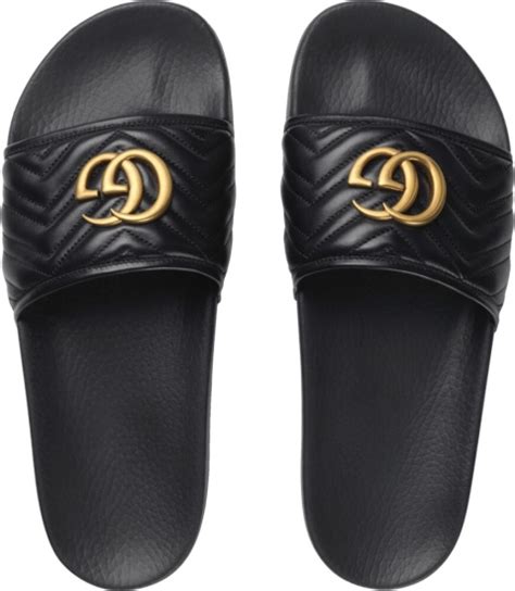 gucci black and gold|gold and black gucci slides.